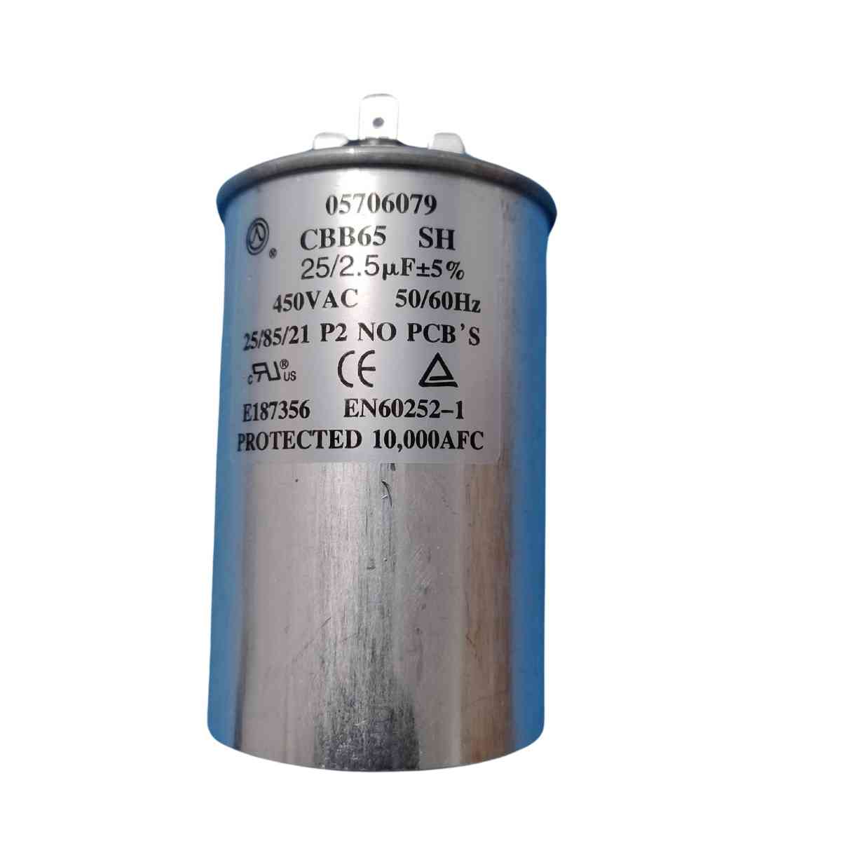 CAPACITOR DUPLO 25+2,5uF 450VAC P2 - Imagem 3