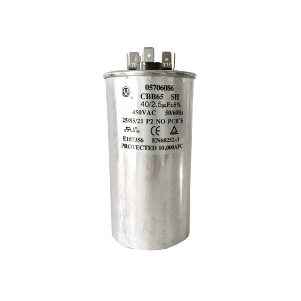 CAPACITOR DUPLO 40+2,5uF 450VAC