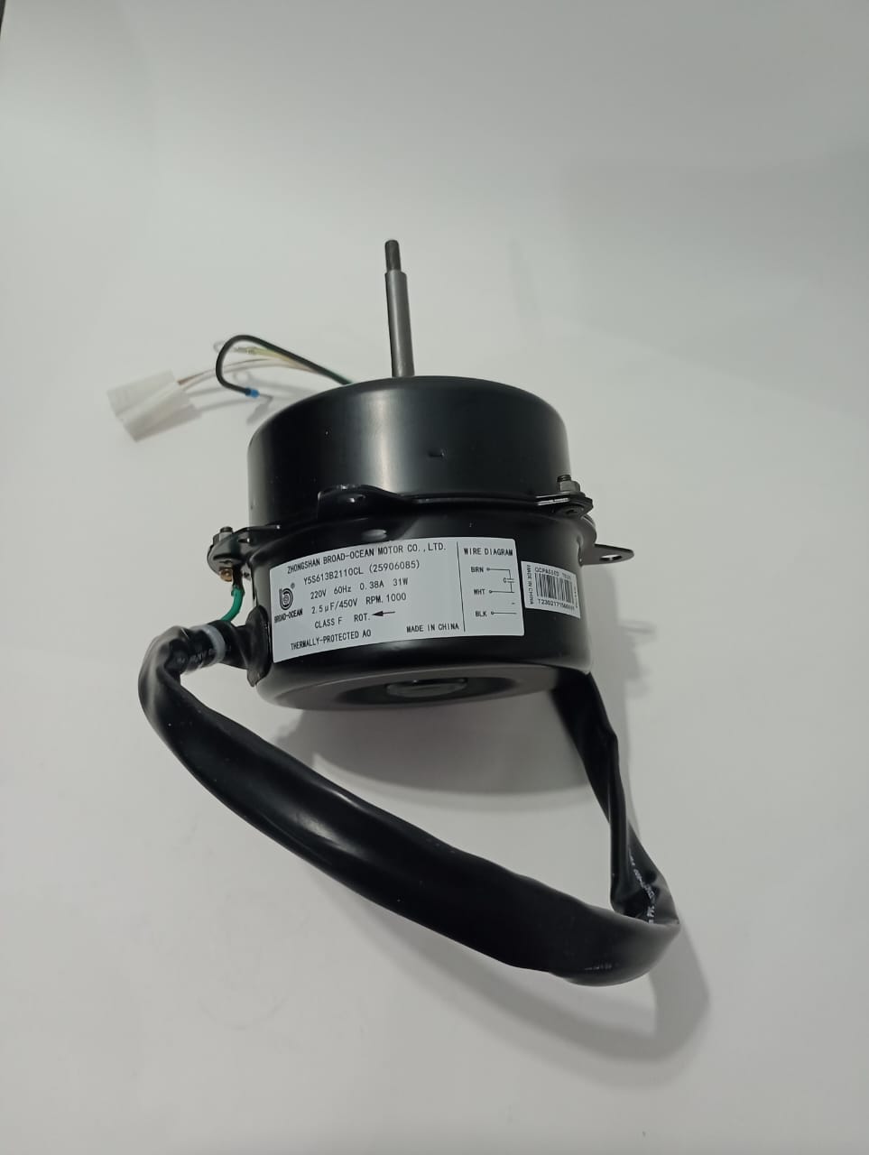 MOTOR ELETRICO DA CONDENSADORA MIDEA  AC 1/15CV 220V/60Hz ALC - Imagem 2