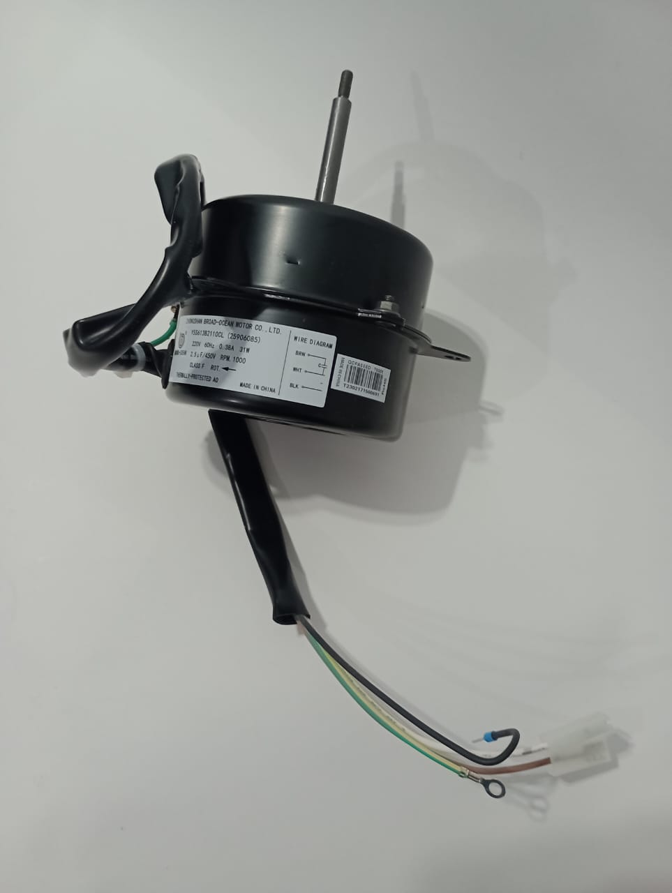 MOTOR ELETRICO DA CONDENSADORA MIDEA  AC 1/15CV 220V/60Hz ALC - Imagem 3