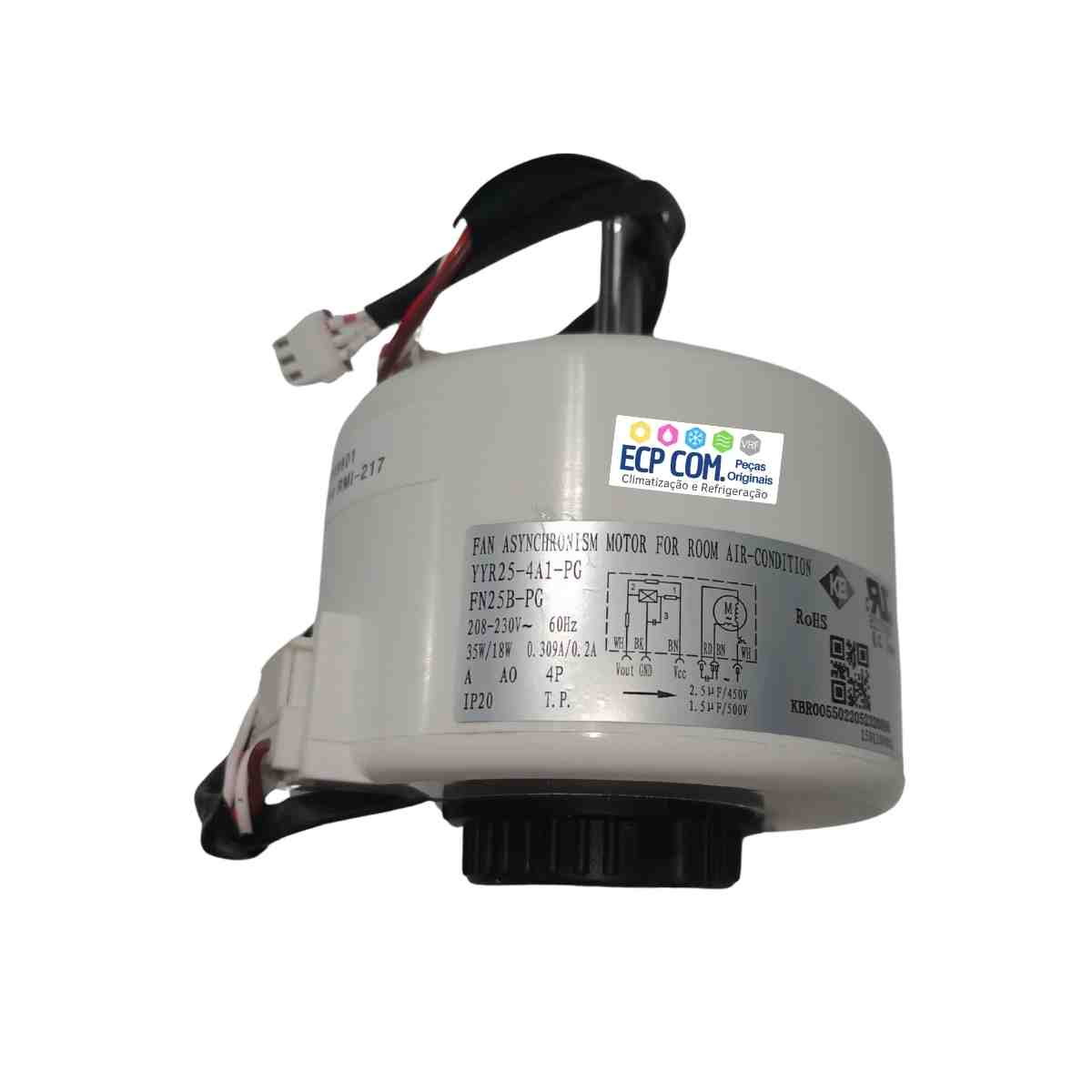 MOTOR VENTILADOR EVAPORADORA FN25B-PG  GWH24MD-D3DNC1F