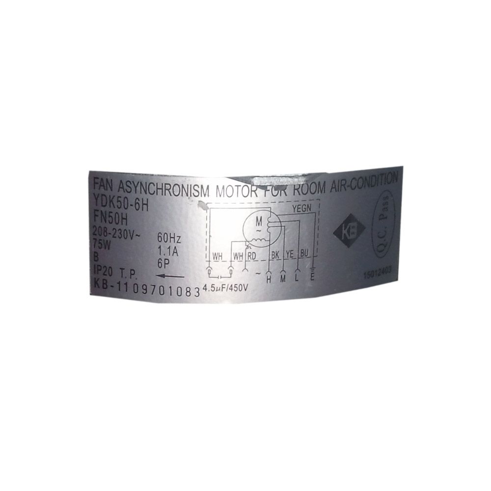 MOTOR VENT. EVAP. FN50H GST60-22LB - Imagem 2