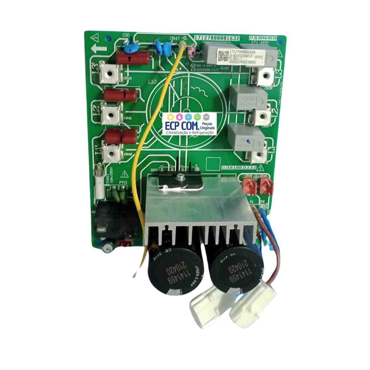PLACA DE ALIMENTAÇÃO DA CONDENSADORA VRF MIDEA 17127000001636 - Imagem 2